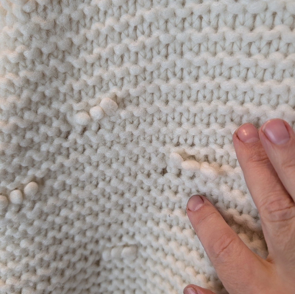 Simone Rocha Cream Sweater with Textured Design Size S In EUC - Picture 12 of 15